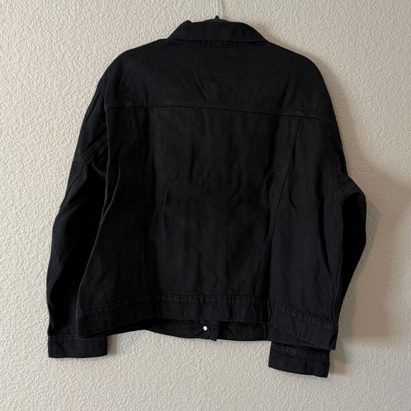 NWT Old Navy Classic Black Denim Jacket - Picture 4 of 5